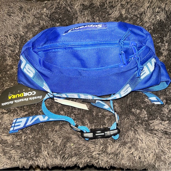 Sporty Blue Waist Bag Crossbody Sling – Adjustable Strap - Picture 3 of 10